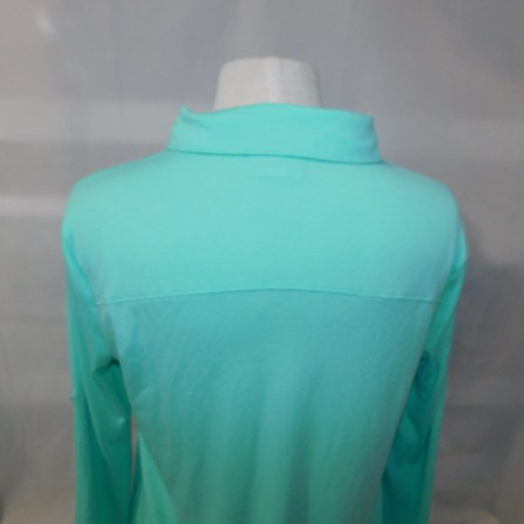 LulaRoe Womens S Seafoam Green long sleeve polo button front Blouse - Picture 10 of 11